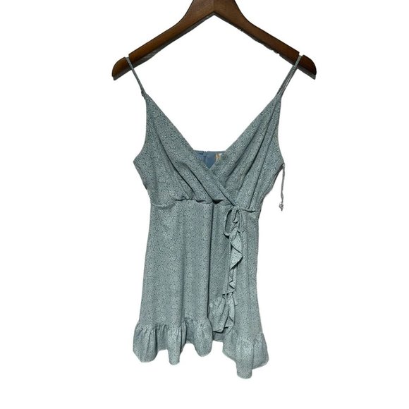 Altar'd State Blue Mini Dress Size Medium - Picture 2 of 7